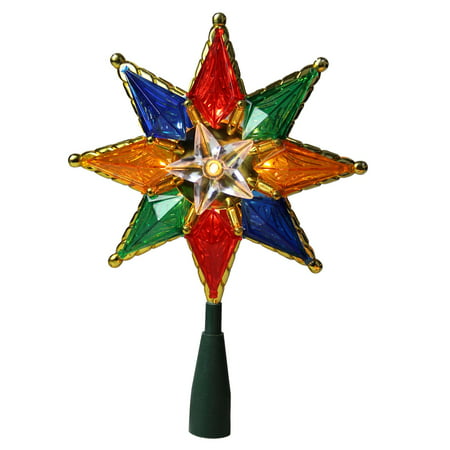 Northlight 8 in. Mosaic 8 Point Star Pre Lit Tree