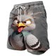 thumbnail image 3 of Pantalones de Natación de Verano de Ocio de la Playa de los Hombres con Cordón, Poliéster Transpirable Ligero para el Uso Informal, 3 of 5