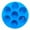 Blue, variant on Silicone Egg Bite Molds for Air Fryer - 7-Cavity Non-Stick Muffin Pan for Cupcakes/Quiches/Tarts - Dishwasher Safe