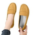 thumbnail image 1 of LSLJS Chaussures Décontractées Confortables Ajourées pour Femmes en Cuir avec Semelles Souples Talons Inclinés, Chaussures Compensées pour Femmes, 1 of 6
