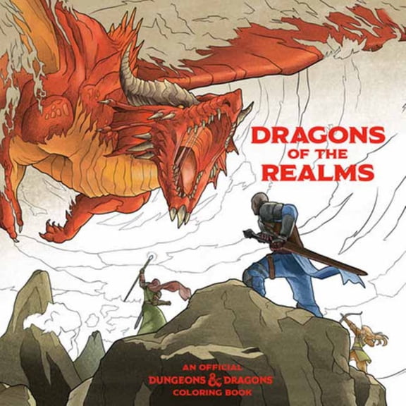 Dragons of the Realms (Dungeons and Dragons): An Official Dungeons and Dragons Coloring Book (Paperback)