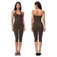 thumbnail image 7 of IBTOM CASTLE Capri Workout Sets for Women V Neck Halter Sports Bra High Waist Capri Leggings 2 Piece Yoga Pilates Outfits Coffee, 7 of 7