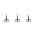 thumbnail image 1 of Vogacara Tijeras para cejas, tijera para el pelo de la nariz Simple para el hogar, accesorio para quitar el pelo, herramienta de belleza Type1 NO1, 1 of 6