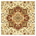 thumbnail image 3 of SAFAVIEH Lyndhurst Miranda Traditional Bordered Area Rug, Ivory/Red, 4' x 6', 3 of 7