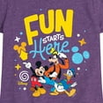 thumbnail image 3 of Disney Jr - Fun Starts Here  - Toddler & Youth Girls Short Sleeve Graphic T-Shirt, 3 of 5