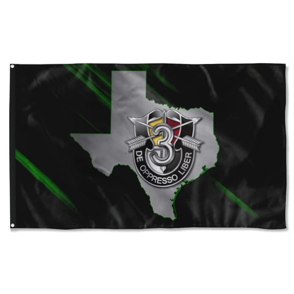 Cayyon 3rd Sfg Texas Flag 3x5Feet Military Banner with 2 Brass Grommets
