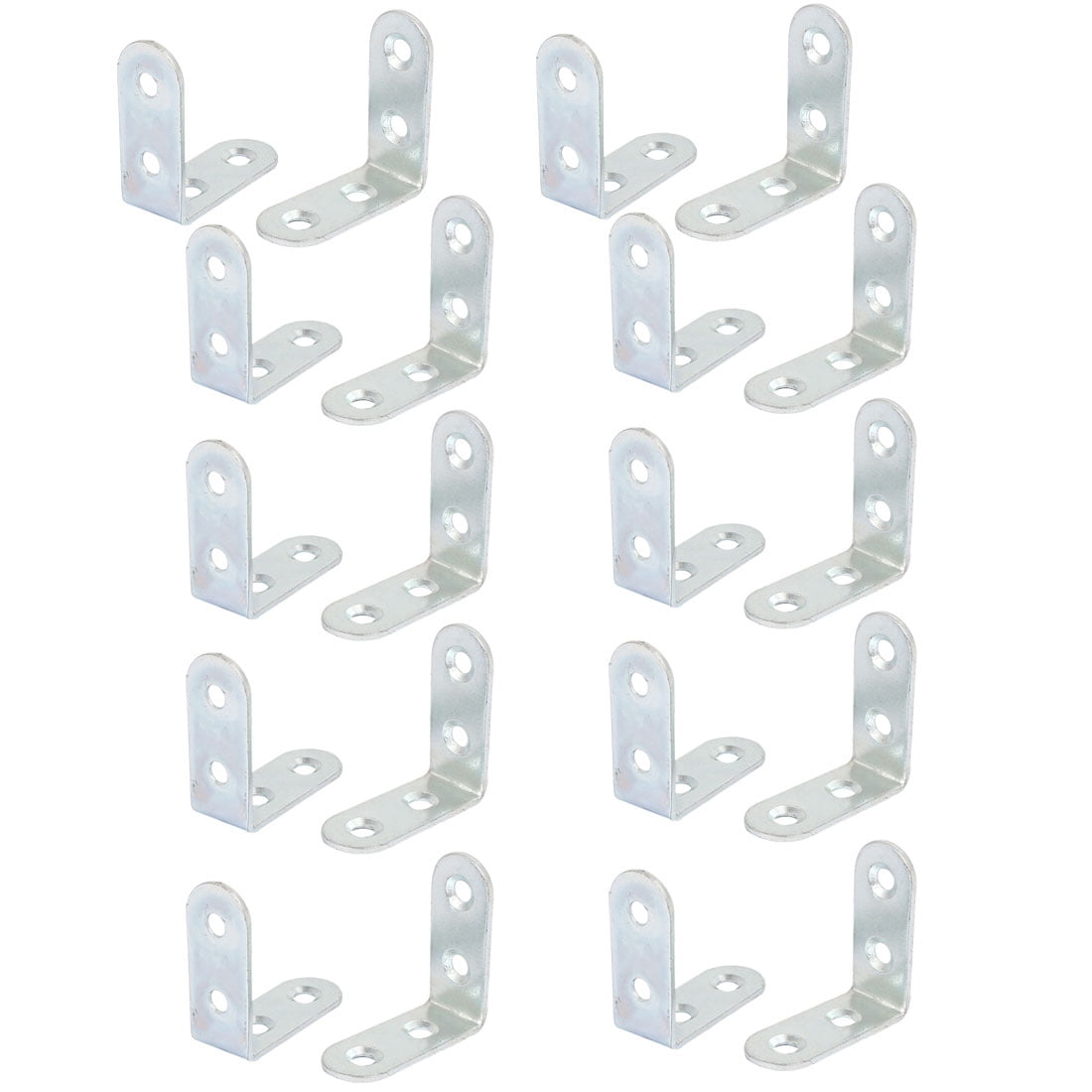 Uxcell 40mmx40mm Iron L Shaped 90 Degree Corner Brace Angle Bracket Connector 20pcs