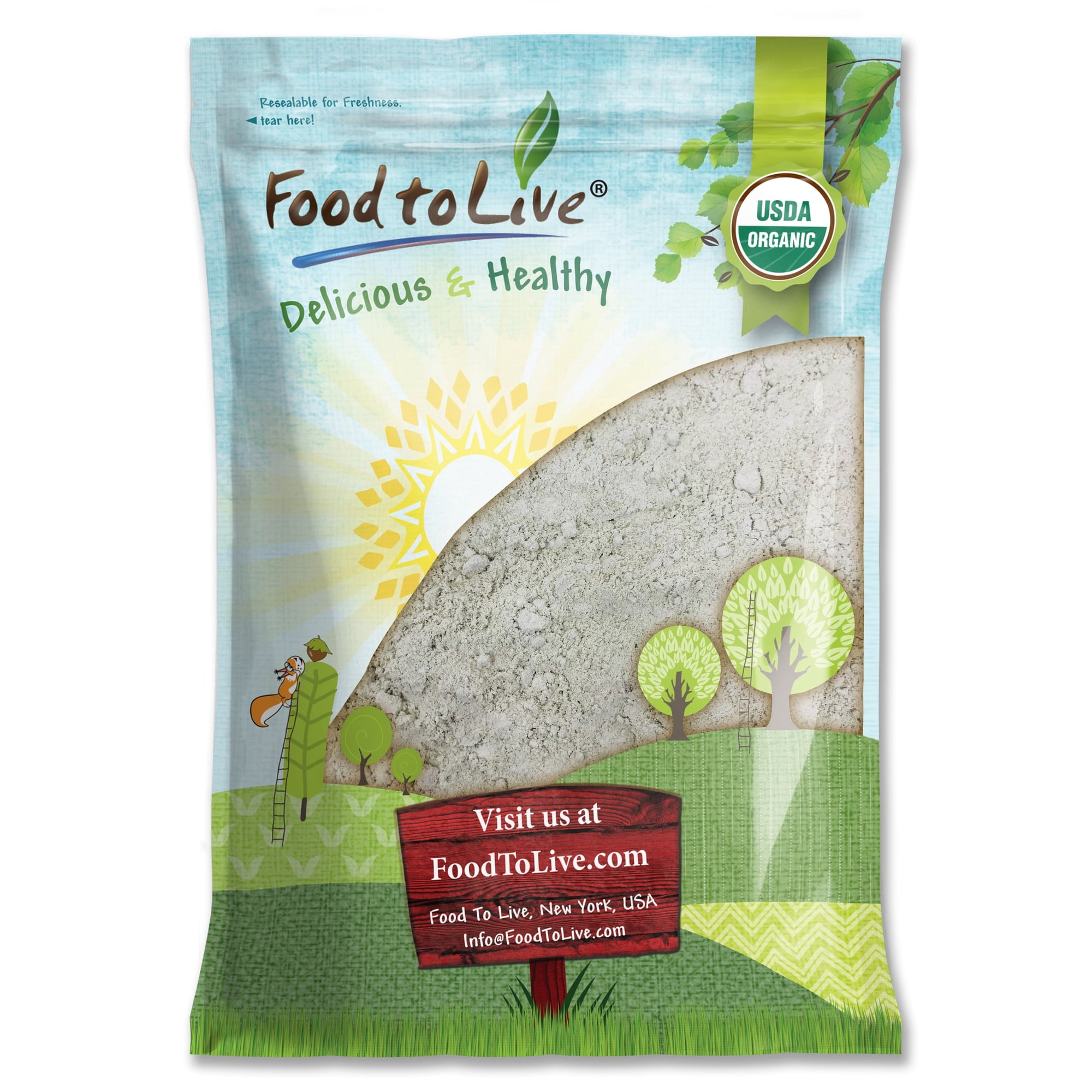Organic Raw Pumpkin Seed Protein Powder, 8 Pounds — Non-GMO, Raw, Vegan, Kosher — by Food to Live