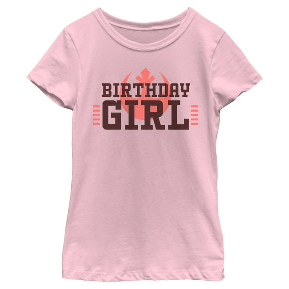 Girl's Star Wars Rebel Alliance Birthday Girl Graphic T-Shirt