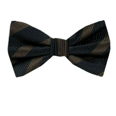 Men's Black Silk Self Tie Bowtie Tie Yourself Bow Ties