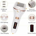 thumbnail image 3 of TFixol Rechargeable Electric Foot File with LED Display, Waterproof Callus Remover for Smooth Skin, Adjustable Speed Pedicure Tool with Removable Roller Head, 3 of 7