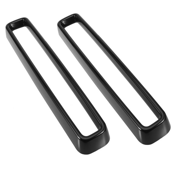 1 Set Black Front Grille Inserts Guards Cover for Dodge Challenger 2015-2020