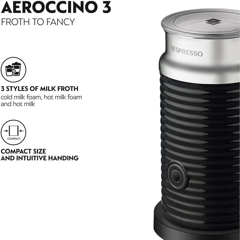 Nespresso Aeroccino 3 Milk Frother 