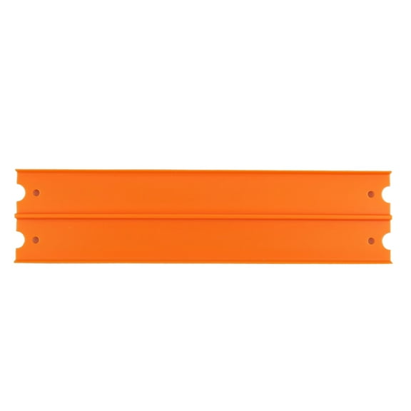 Replacement Part for Hot-Wheels Mega Garage Die-Cast Vehicle Playset - FTB68 ~ Replacement 11 3/4" Two Lane Orange Track Piece