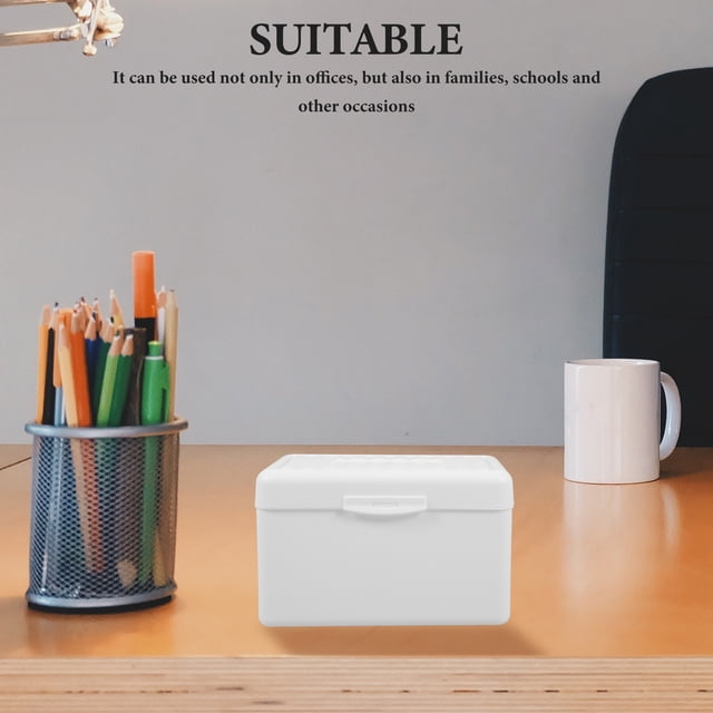 UPOUART Portátil Para Tarjetas De Organizador Plástico Para Escritorio