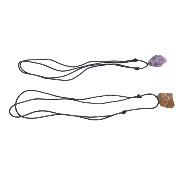 Colgante de cristal de piedra collar con colgante de piedra áspera único de la suerte que mejora el sueño para fiesta ANGGREK Otros