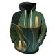 thumbnail image 1 of Sudadera con capucha y cremallera para hombre, diseño de hojas de plantas tropicales, ropa de calle con estampado 3D, moda unisex, divertida, gran oferta 2024, camisetas informales Harajuku de primave, 1 of 6