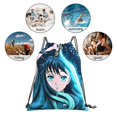 thumbnail image 6 of Muichiro Tokito Drawstring Backpack Sport Gym Bag For Yoga Swimming Gymsack Sport Strap Pack Bag, 6 of 7