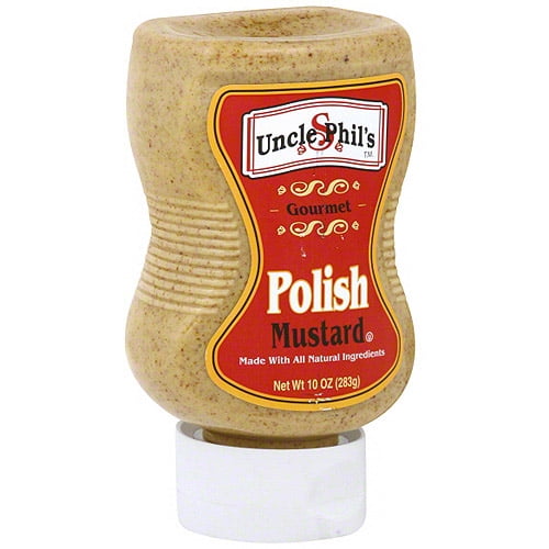 Uncle Phil's Polish Mustard, 10 oz (Pack of 6)