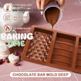 thumbnail image 3 of Silicone Chocolate Bar Mold Large, Thick, Breakable Candy Bar Mold Suitable for Pistachio Chocolate and Candy Making, 3 of 6