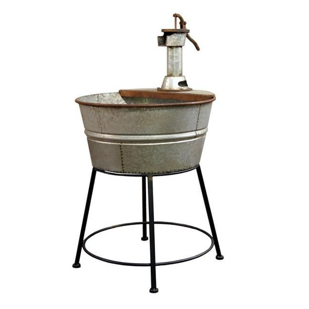 VIP International IH1037 Metal Galvanized Tub