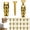 30pcs, variant on 6×14mm Short Expansion Screw Set for Cabinet Hinge Repair & Stripped Thread Restoration,6mm Drill Holes in Tile Stone Wood and More