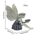 thumbnail image 6 of Sculpture Art Decorations Ornaments Resin Crafts Figurines Gardens Fairies Landscaping Yard Statuette Fairy Statue, 6 of 12