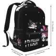 thumbnail image 3 of My Kawaii Melody Backpack Unisex Travel Lightweight Backpack Laptop Backpacks Shoulders Bag School Bag for Men Women, 3 of 7