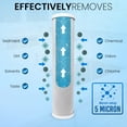 thumbnail image 3 of Metpure Universal 5 Micron 20” x 4.5” Whole House Carbon Water Filter Cartridge Replacement - Coconut Shell Activated Carbon Block CTO. Compatible with Pentek, iSpring, and more. 1-Pack, 3 of 9