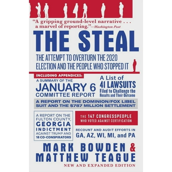 The Steal: The Attempt to Overturn the 2020 Election and the People Who Stopped It, (Paperback)