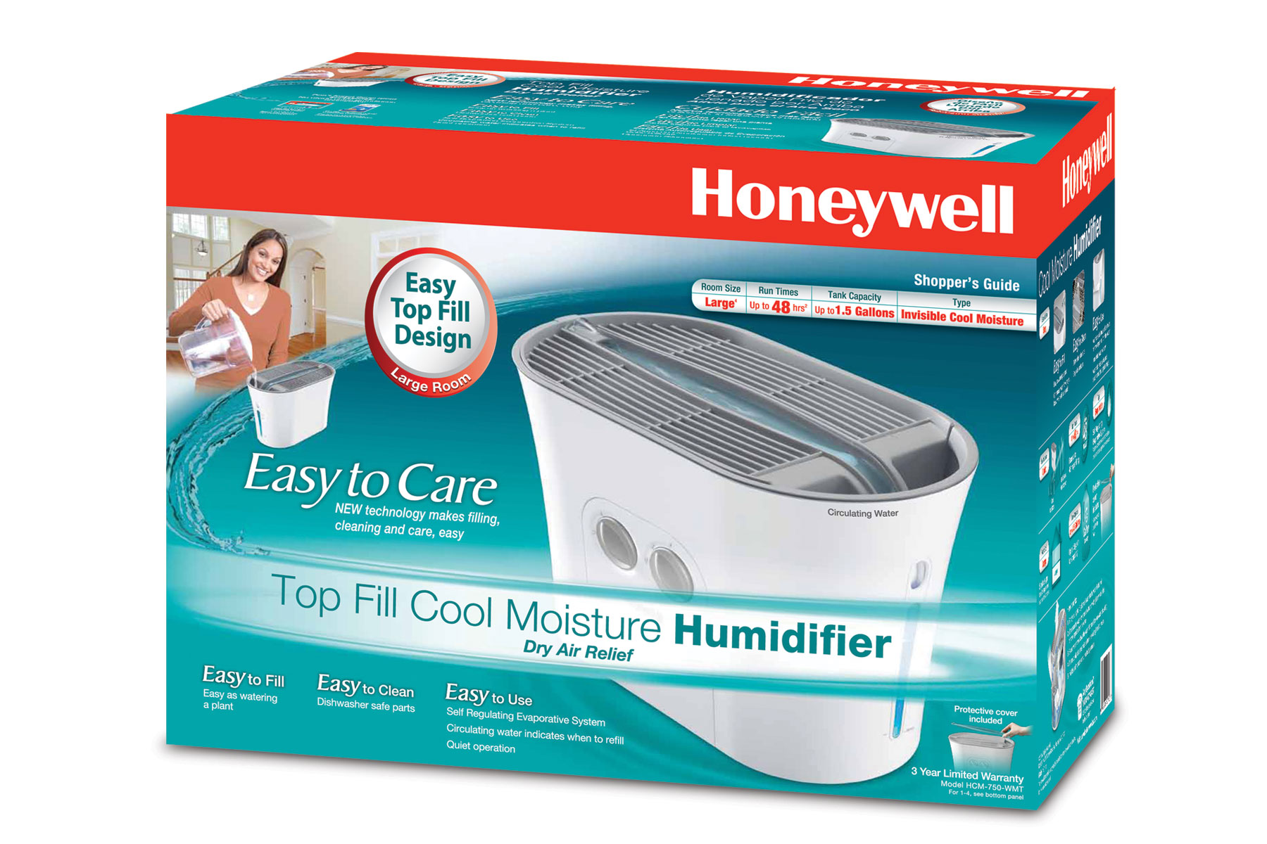 Honeywell Easy to Care Top Fill Cool Moisture Humidifier - image 2 of 2