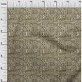 thumbnail image 3 of oneOone Silk Tabby Yellow Fabric African Craft Projects Decor Fabric Printed By The Yard 42 Inch Wide, 3 of 4