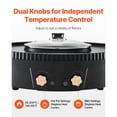 thumbnail image 6 of KFFKFF 2 in 1 Electric BBQ Pan Grill Hot Pot Portable Hot Pot BBQ Grill 1550W, 6 of 8