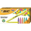 BIC Brite Liner Highlighters, Assorted Colors, 12 Pack