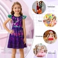 thumbnail image 6 of Benylion Girls Costumes Princess Birthday Party Dress Popular Musical Cosplay Halloween Outfits with Cape for 1-2 years, 6 of 6