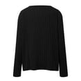 thumbnail image 6 of EDFBUYKRS Female Sweaters Women's Cardigans 2026 Fall Dressy Casual Long Sleeve Crewneck Button Down Open Front Soft Knit Cardigan Sweaters Fall Sweater Xxxxl, 6 of 6