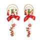 thumbnail image 1 of 2 piezas adornos colgantes de puerta de navidad adornos de campana adornos adornos colgantes de pared elementos de navidad diseño para decoración (campana de viento dorado), 1 of 6