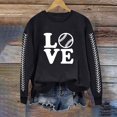 thumbnail image 1 of EQWLJWE Chemises à Manches Longues pour Femmes Décontractées en Liquidation, Chemises d'Été pour Femmes 2024 Tendance Vacances, Sweat à Capuche Imprimé Col Rond Automne pour Femmes, 1 of 4