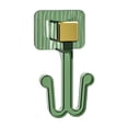 thumbnail image 1 of Green Bathroom Slipper Rack Green No Drilling Installation Hook #18a3E, 1 of 6