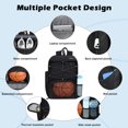 thumbnail image 3 of Mochila para equipamiento deportivo MoKo Basketball Soccer, negra, 3 of 7