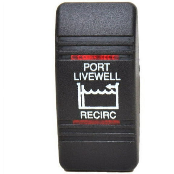 Carling Boat Rocker Switch Cover | Port Livewell Illuminated Actuator
