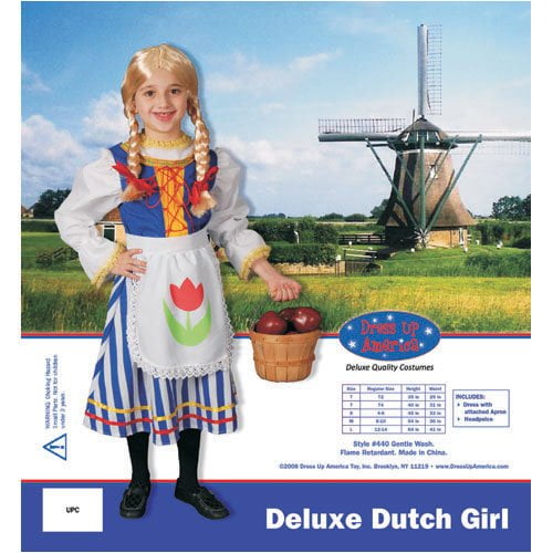 Deluxe Dutch Girl Children's Costume
