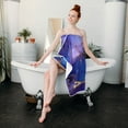 thumbnail image 4 of Qxltty Purple Gilt Patterns Extra Large Bath Towel 32"x64" Super Soft Highly Absorbent Quick Dry Shower Towel for Hotel Bathroom Guest Spa Gym, 4 of 8