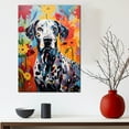 thumbnail image 3 of Dalmatian Dog Canvas Wall Art for Living Room, Funny Bathroom Wall Decor, Colorful Animal Painting Gift for Kid Teen Men, 3 of 4