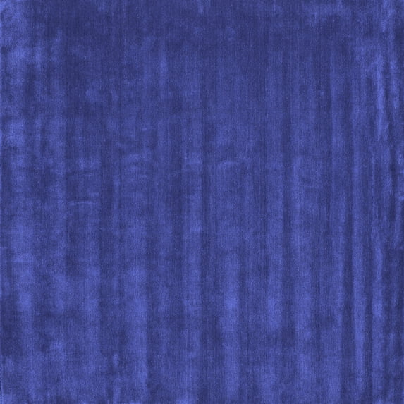 Ahgly Company Indoor Square Abstract Blue Contemporary Area Rugs, 8' Square