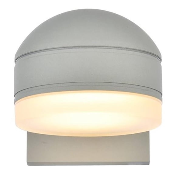 Raine Integrated LED wall sconce in silver