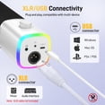 thumbnail image 4 of MAONO XLR/USB Gaming Microphone Kit: Dynamic PC Mic for Streaming Podcasting, Software Support, Mute Button, Gain Control, RGB Computer Mic with Boom, 4 of 8