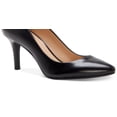 thumbnail image 6 of INC International Concepts Womens Zitah Pointed Toe, Black Leather, Size 8.0, 6 of 6