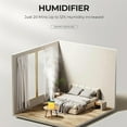 thumbnail image 6 of Black and Friday Deals WQQZJJ Bedroom Humidifier 500ml Water Tank - Humidifier Suitable For Family Bedrooms And Baby Rooms - Three-speed Mode Adjustables Humidifiers For Home Small Humidifier, 6 of 8