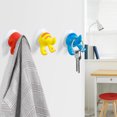 thumbnail image 3 of TOPBATHY - 6 ganchos con ventosa de cola de animal, decoración creativa para baño, dormitorio, sala de estar (rojo, amarillo, verde, azul, blanco, café, 1 unidad de cada color), 3 of 5